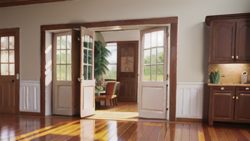 インテリアにおける観音開きの活用