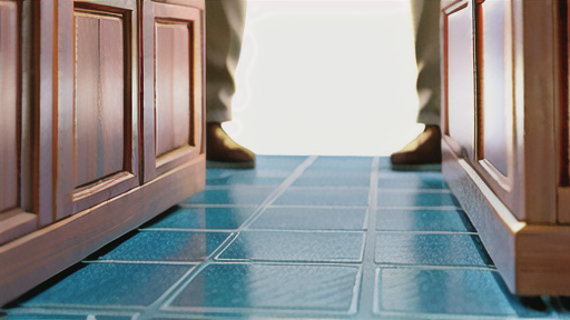 単層ビニル床タイルの施工方法