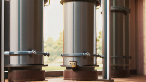 貯水タンクと給水タンク