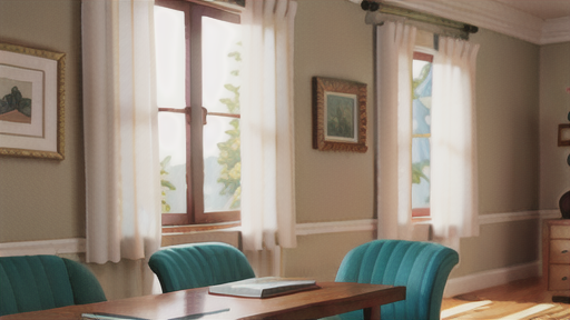 プリーツテープを使ったおしゃれな窓辺の演出