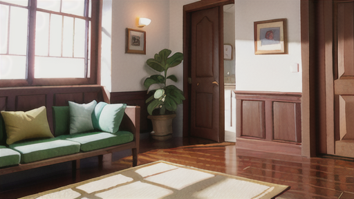 空中廊下を活用したインテリアデザイン