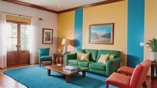 インテリアに彩りを添える、転写捺染のファブリック