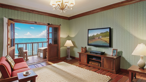 経糸捺染を取り入れたインテリア