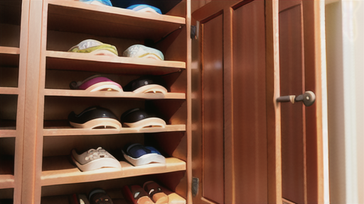 シューズクロークの収納アイデア