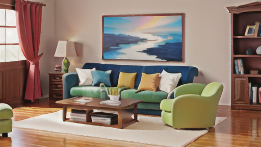 モダンなインテリアでの鯨幕