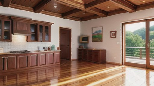 現代住宅における唐戸の利用