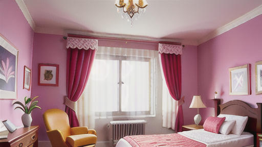 ボイルを使ったインテリアコーディネート