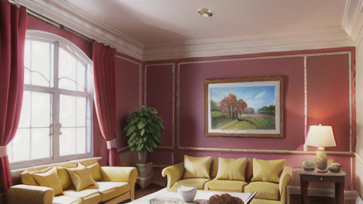 アカンサスの現代的なインテリアでの活用