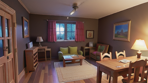 間接照明でアジアンスタイルを強調