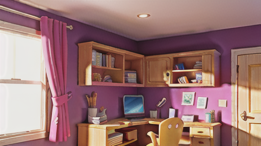 子供部屋の代替として利用されるスタディーコーナー