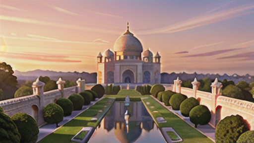 有名なアラベスク模様の建築物：アルハンブラ宮殿とタージ・マハル