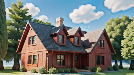 飛行機とスプルース