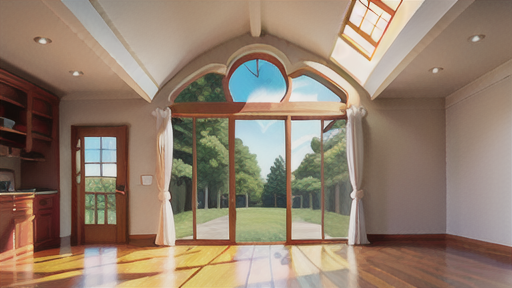 腰高窓の採光計画