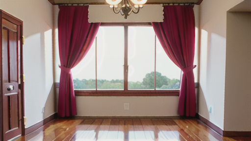 腰高窓に合うカーテン・ブラインド