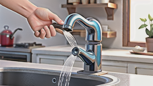 混合水栓のメンテナンス