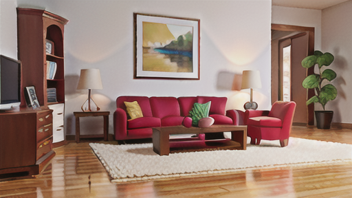 ウoolを使用したインテリア