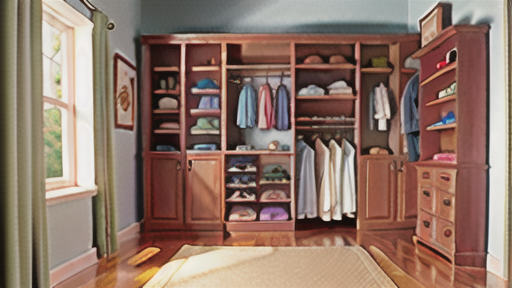 ウォークインクローゼットを造作する方法