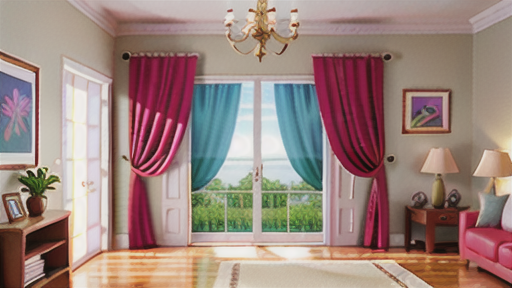 ウォッシャブルカーテンを使ったインテリアコーディネート