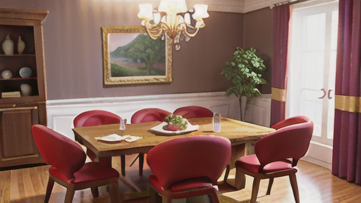 ダイニングテーブルのレイアウト