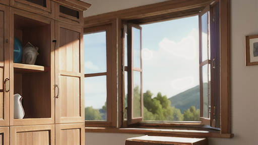 自由開き窓の施工例