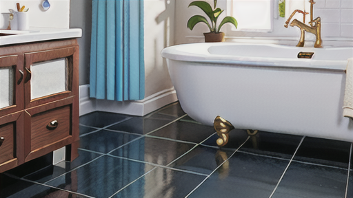 複層ビニル床タイルの施工方法