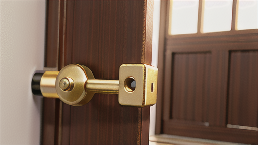 ドアの機構におけるラッチボルトの役割