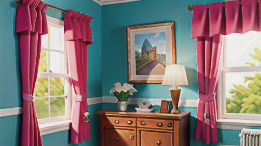 カーテンとのコーディネート