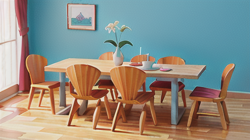 積層合板とプラスチックが織りなす芸術的な家具