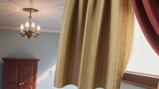 カーテンやファブリックにおける片ひだの使い方