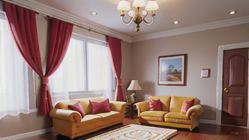 インテリアにおける片ひだの役割