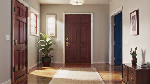 玄関で用いられる片引き戸