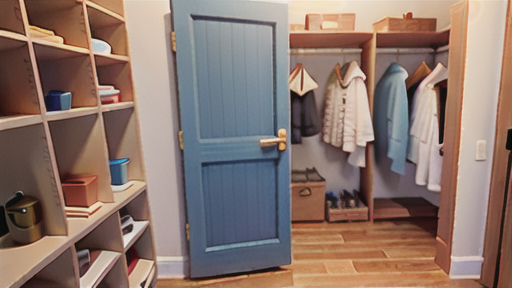 ウォークインクローゼットのツーウェイ