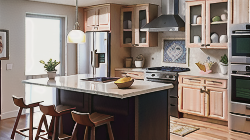 ツーウェイキッチンによる家事動線の短縮