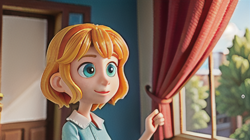 ツーバイフォーの窓装飾