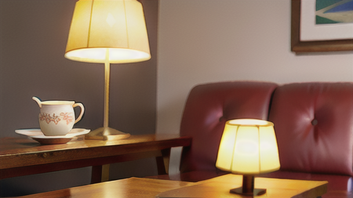 ランプシェードと部屋のコーディネート