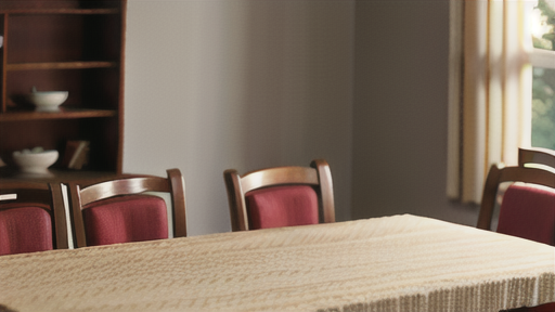 テーブルセンターの置き方