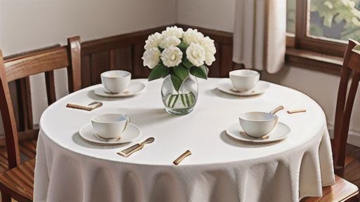 テーブルリネンズを使ったテーブルコーディネート