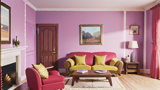 インテリアデザインでの充填材の使用例