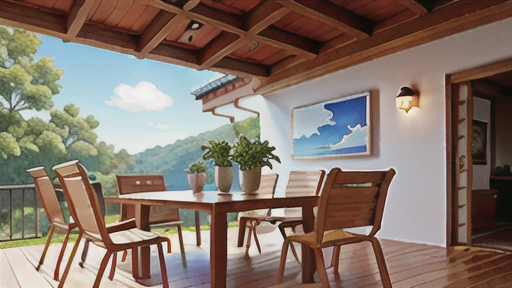 テラスを快適にするための家具選び