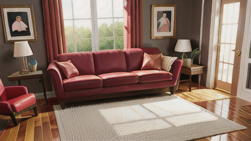 重ね敷きのレイアウト