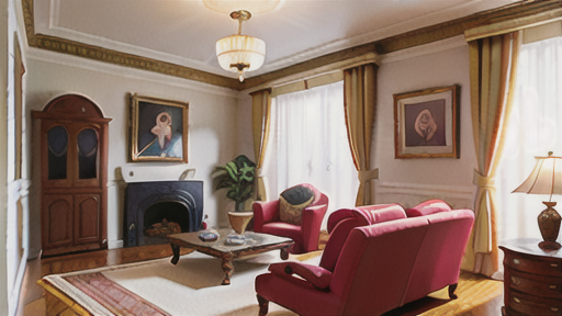 端正かつ威厳のある装飾性