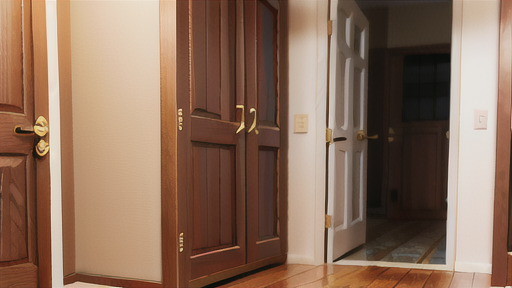 勝手口の目隠し術