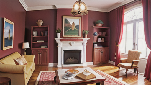 カポックを使用したインテリア