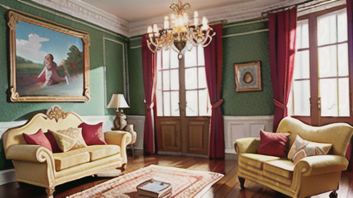 ロココ様式の特徴的な装飾