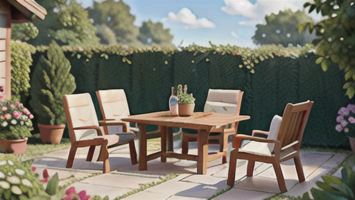 ガーデンファニチャーのメンテナンス