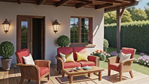 ガーデンファニチャーを楽しむ