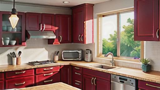 II型配列：作業動線重視で収納も充実