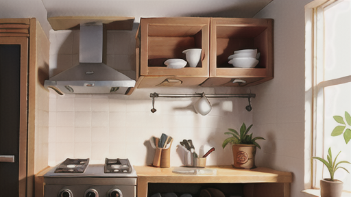 キッチンの収納に