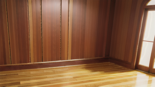 木質系壁紙の貼り方