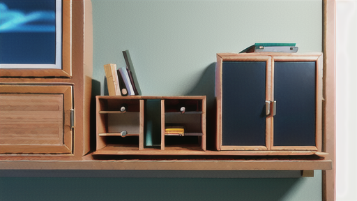 キャビネットを活用した収納術